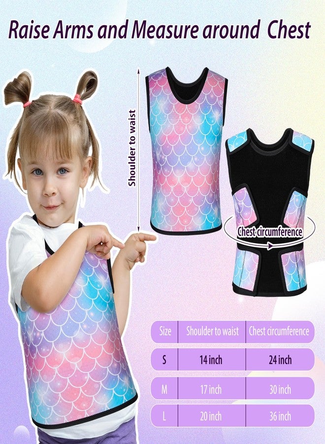 Janmercy Compression Vest for Kids Boys Soft Breathable Compression Vest Girls Cute Comfort for Back to School Children(Mermaid,Small) - Image 2